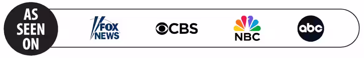 As seen on Fox News, CBS, NBC and ABC